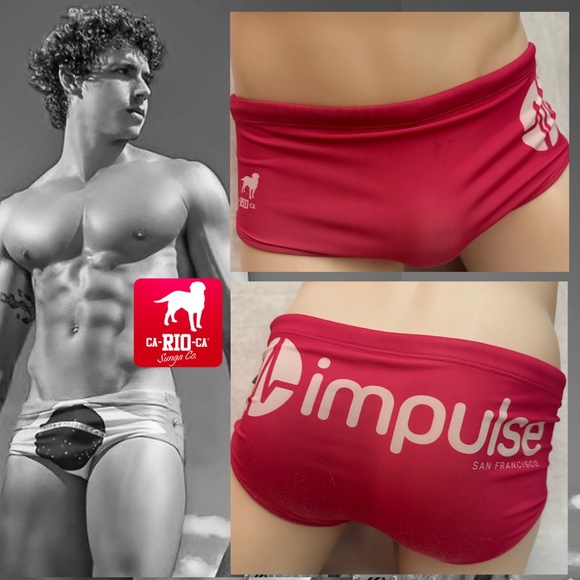 CaRIOca Brazil Cut Swim Briefs Small Gently worn Fundraising item for Impulse SF